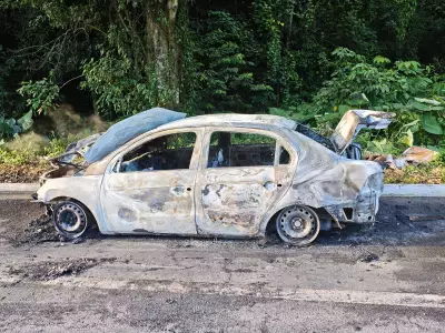 Motorista de aplicativo escapa de incêndio após ser feito refém em assalto na BR-408