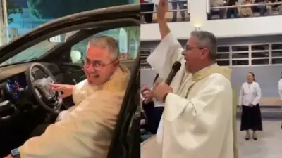 Padre de Florianópolis ganha carro em sorteio da própria igreja e gera polêmica