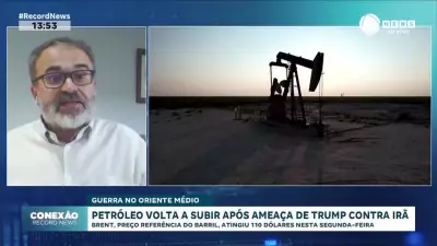 Petróleo Brent sobe para US$ 110 após ameaças de Trump contra o Irã