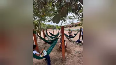 Projeto Amazone-se instala redário de leitura em escola ribeirinha de Santarém