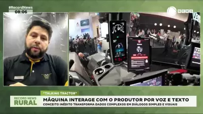 Talking Tractor: trator com IA interage por voz e texto na Agrishow 2026