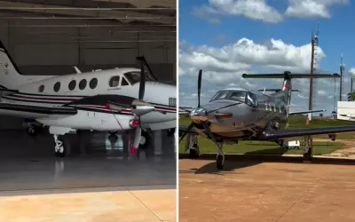 Vídeo impressionante mostra mais de 20 aviões no aeroporto de Rio Verde durante feira do agronegócio