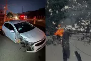 Acidente provoca incêndio em fiação e apagão em bairro de Campo Grande