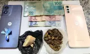 Adolescente de 17 anos é apreendido com drogas e dinheiro em abordagem policial em Boa Vista