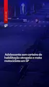 Adolescente sem CNH atropela e mata motociclista em Itaquera, São Paulo
