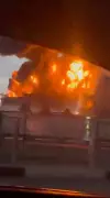Ataque ucraniano com drones causa incêndio e caos em refinaria russa