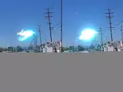 Avião de pequeno porte bate em poste e cai em estacionamento de Los Angeles