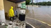 Barragem transborda e água invade casa e atinge estabelecimentos no Piauí
