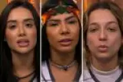 BBB 26: Paredão tem Jordana, Marciele e Samira; vote na enquete de eliminação