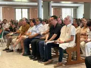 Caiado critica legado do PT e fala sobre segurança em evento religioso em Guaratinguetá