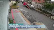 Caminhão guincho é usado para furtar carro à venda em rua de Belo Horizonte