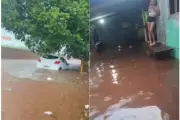 Campo Grande sofre com alagamentos e esgoto transbordando após temporal
