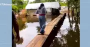 Cheia do Rio Formoso isola 31 famílias indígenas Krahô-Kanela no Tocantins