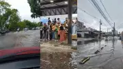 Chuvas superam média histórica em João Pessoa e causam alagamentos pontuais