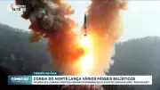 Coreia do Norte lança mísseis balísticos e provoca tensão na Península Coreana