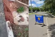 Cratera abre na Avenida Maranhão em Teresina e causa interdição parcial da via