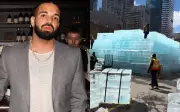 Drake instala palácio de gelo em Toronto e fãs usam maçaricos para achar data de álbum