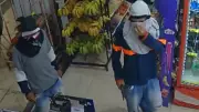 Dupla encapuzada assalta mercado em Nova Ponte e causa prejuízo de R$ 1 mil