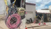 Empresário é preso em flagrante por desvio de 350 metros de cabos de energia em Timon