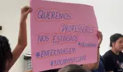 Estudantes de Enfermagem da Ufam protestam por falta de professores em Coari, AM