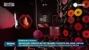 Exposição em São Paulo celebra o talento e legado da cantora Janis Joplin