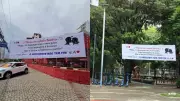 Faixas de amor misteriosas intrigam moradores do bairro Cocó, em Fortaleza