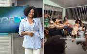 Família emociona web ao celebrar estreia de jornalista goiana em telejornal de Roraima