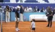 Filho de 3 anos de Rafael Nadal rouba a cena no Madrid Open