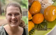 Finlandesa em Goiânia ensina truque para comer pequi sem se machucar com espinhos