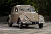 Fusca raro 'Zwitter' de 1953 vai a leilão beneficente em Campos do Jordão com lances a partir de R$ 230 mil