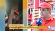 Geladeira com pane elétrica provoca incêndio residencial em Santa Luzia, na Grande BH