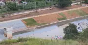 Governo de SP inaugura piscinão em Francisco Morato para combater enchentes históricas
