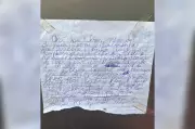 Homem em situação de rua escreve bilhete comovente para salvar cão ferido em Itapetininga