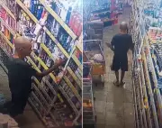 Homem é flagrado furtando produtos em supermercado de Campos dos Goytacazes