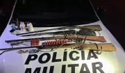 Homem é preso após disparar espingarda no quintal para testar arma em Limeira