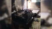 Homem resgatado inconsciente em incêndio em kitnet em Ituiutaba