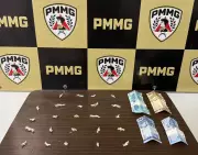 Homem tenta engolir crack durante abordagem e é preso por tráfico em Central de Minas