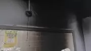 Incêndio em escola na Serra: ventilador de teto pega fogo e bombeiros atuam