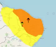 Inmet emite alertas amarelo e laranja de chuvas intensas para todos os municípios da Paraíba