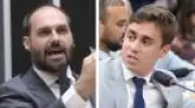 ‘Kkk’ e deboche: a nova briga entre Nikolas Ferreira e Eduardo Bolsonaro que divide a direita