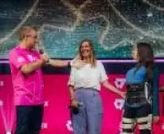Laís Souza e polilaminina: entenda a cena da ex-ginasta em pé em evento científico