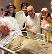 Mauro Mendonça celebra 95 anos internado em hospital com família reunida