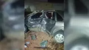 Motorista morre em acidente causado por foragido em fuga da polícia em Andradina