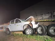 Motorista morre em colisão entre caminhonete e carreta na BR-364 em Mato Grosso