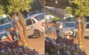 Mulher é agredida com puxões de cabelo e chutes pelo namorado em Anicuns