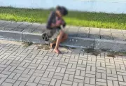 Mulher em situação de rua dá à luz na calçada da praia do Bessa, em João Pessoa