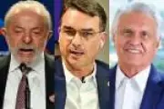 Nova pesquisa Quaest testa cenário eleitoral com Lula, Flávio Bolsonaro e Caiado