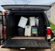 Operação policial desativa ponto clandestino de venda de combustível em Itinga do MA