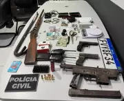 Operação policial em Caxias prende suspeito e apreende armas e drogas em ação contra tráfico