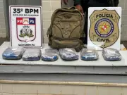 Operação policial em Santarém prende suspeito e apreende drogas ligadas a roubo de carga